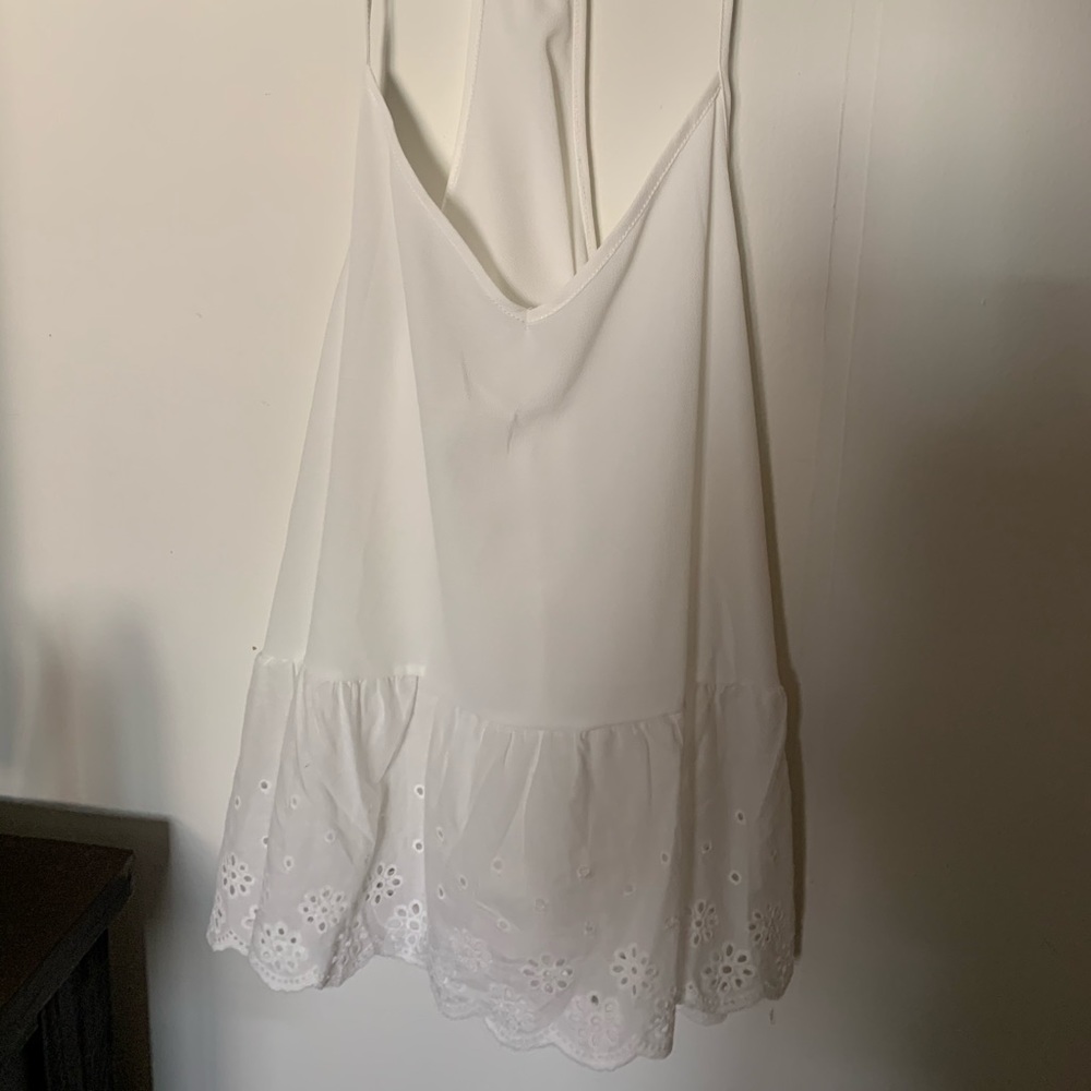 White tank top